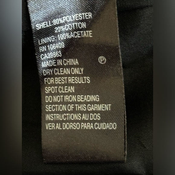 TAHARI Arthur S Levine Black and white Embellished Dress Size 6 - Picture 7 of 7